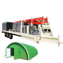 SABM-240 914-610 k Q span arch metal roof machine PPGI tile making machinery roof tile  roll forming machine quonset metal roof